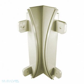 PAWLING CORP Inside Corner 1-3/4 x 8In Ivory Screw In, 43Z982