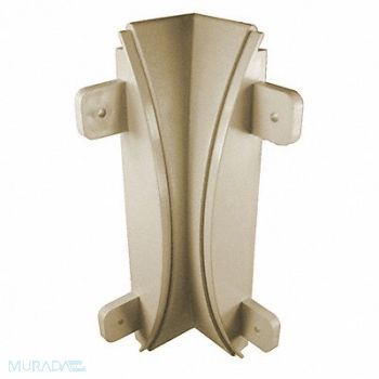 PAWLING CORP Inside Corner 1-3/4 x 8 In Tan Screw In, 43Z983