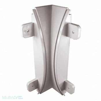 PAWLING CORP Inside Corner 1-3/4 x 8 In Silver-Gray, 43Z986