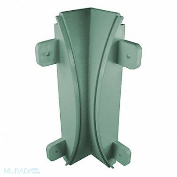 PAWLING CORP Inside Corner 1-3/4 x 8 In Teal Screw In, 43Z987