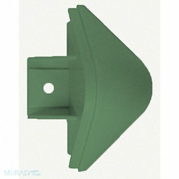 PAWLING CORP End Cap Teal 4-1/8In, 43Z995