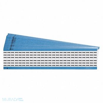 BRADY Wire Markers Legend SPARE Blk/Wht PK25, 43ZG63