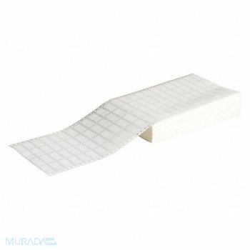 BRADY Dot Matrix Labels 1.5 W x 0.75 H Wht, 43ZK11
