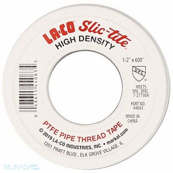 MARKAL Thread Sealant Tape 1/2 W White, 41MW07