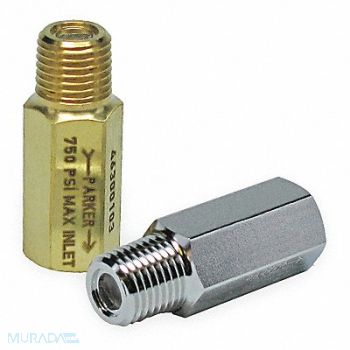 PARKER Safety Relief Valve Overall 1-45/64 L, 442F42