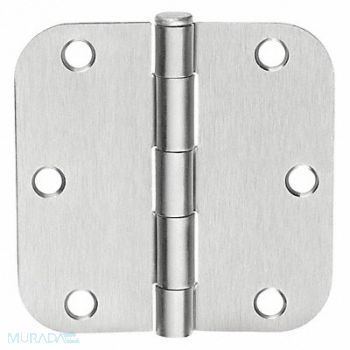 MCKINNEY Butt Hinge Screw-On Satin Chrome, 443L94