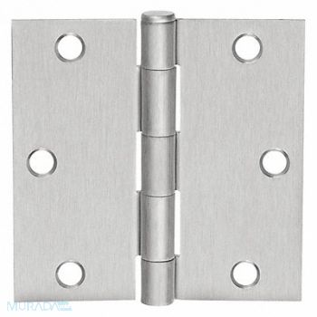 MCKINNEY Butt Hinge Screw-On Satin Chrome, 443L96