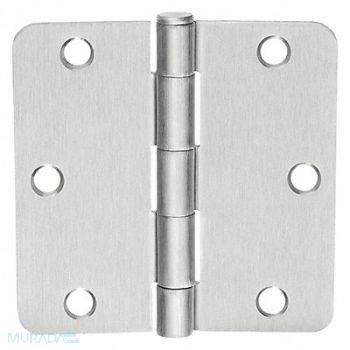 MCKINNEY Butt Hinge Screw-On Bright Chrome, 443L97