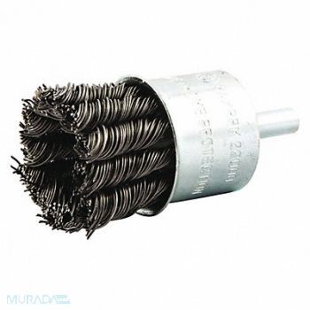GRAINGER APPROVED End Brush Shank 1/4 Wire 0.014 Dia, 443M19