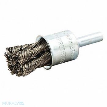 GRAINGER APPROVED End Brush Shank 1/4 Wire 0.014 Dia, 443M38
