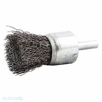 GRAINGER APPROVED End Brush Shank 1/4 Wire 0.008 Dia, 443M69
