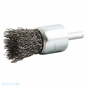 GRAINGER APPROVED End Brush Shank 1/4 Wire 0.012 Dia, 443M96