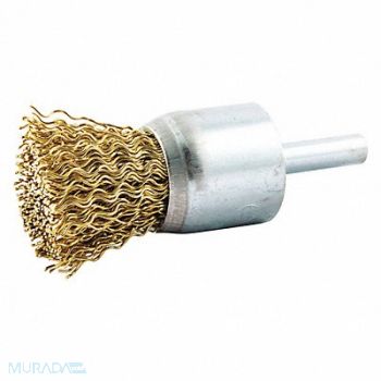 GRAINGER APPROVED End Brush Shank 1/4 Wire 0.020 Dia, 443N08
