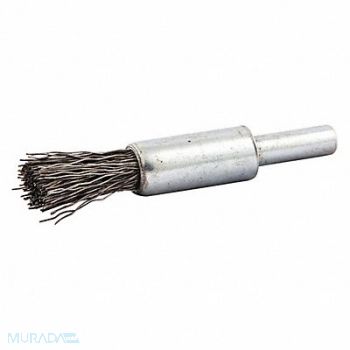 GRAINGER APPROVED End Brush Shank 1/4 Wire 0.012 Dia, 443N26