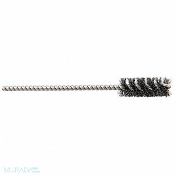 GRAINGER APPROVED Tube Brush 0.006 Dia Wire Steel, 443N33
