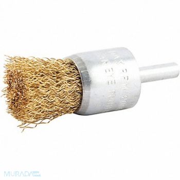 GRAINGER APPROVED End Brush Shank 1/4 Wire 0.012 Dia, 443N40