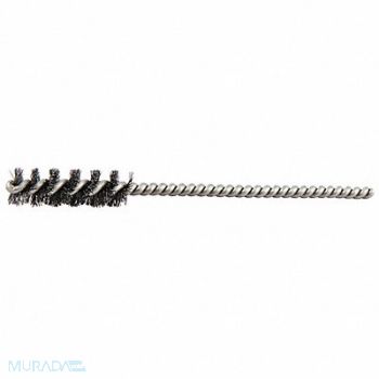 GRAINGER APPROVED Tube Brush 0.006 Dia Wire Steel, 443N61