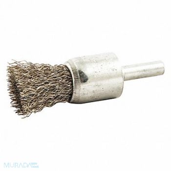 GRAINGER APPROVED End Brush Shank 1/4 Wire 0.008 Dia, 443N68