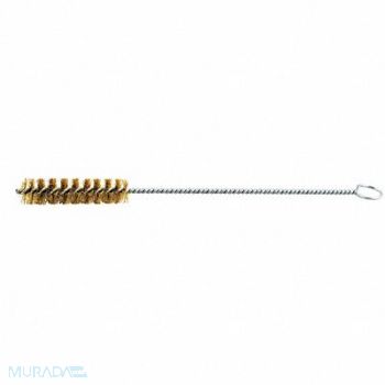 GRAINGER APPROVED Tube Brush 0.004 Dia Wire Brass, 443N86