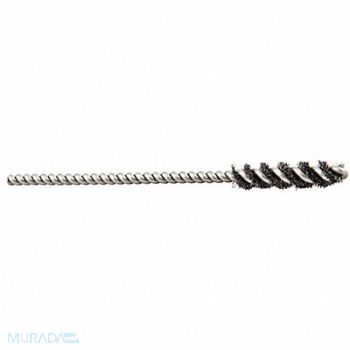 GRAINGER APPROVED Tube Brush 0.006 Dia Wire Steel, 443N92