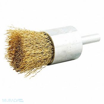 GRAINGER APPROVED End Brush Shank 1/4 Wire 0.008 Dia, 443N95