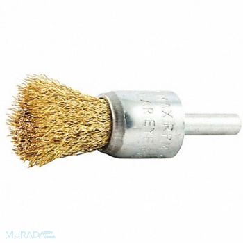 GRAINGER APPROVED End Brush Shank 1/4 Wire 0.008 Dia, 443P15