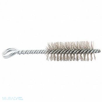 GRAINGER APPROVED Tube Brush 0.008 Dia Wire SS, 443P21