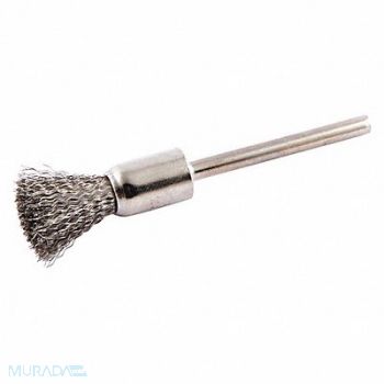 GRAINGER APPROVED End Brush Shank 1/8 Wire 0.005 Dia, 443P25