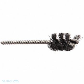 GRAINGER APPROVED Tube Brush 0.006 Dia Wire Steel, 443P27