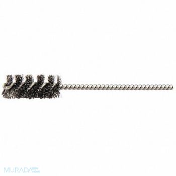GRAINGER APPROVED Tube Brush 0.006 Dia Wire Steel, 443P34
