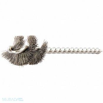 GRAINGER APPROVED Tube Brush 0.006 Dia Wire SS, 443P38