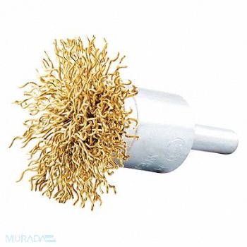 GRAINGER APPROVED End Brush Shank 1/4 Wire 0.020 Dia, 443P43