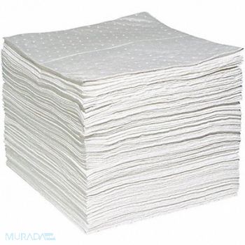 SPILLTECH Absorbent Pad Oil-Based Liquids PK100, 443T09
