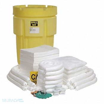 SPILLTECH Spill Kit Drum Oil-Based Liquids, 443U26