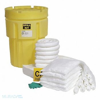 SPILLTECH Spill Kit Drum Oil-Based Liquids, 443U27