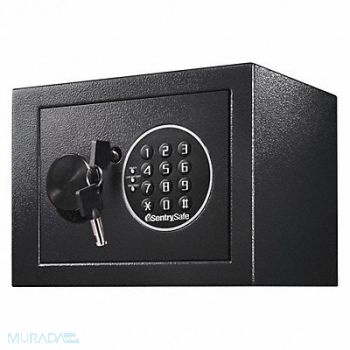 SENTRY SAFE Security Safe Black 0.14 cu ft Cap., 460J70