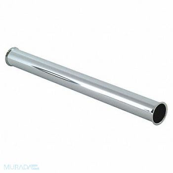 GRAINGER APPROVED DoubleEnd Flanged Tailpiece Chrome Drain, 444J30