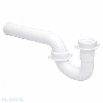 GRAINGER APPROVED P-Trap White Drain Slip Connection 10 L, 444J40