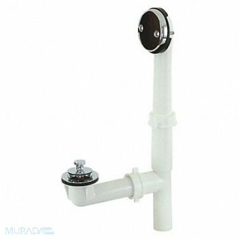 GRAINGER APPROVED Lift and Lock Bath Waste Pipe 1-1/2 dia, 444K08