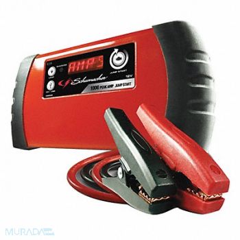 SCHUMACHER ELECTRIC Battery Jump Starter 12VDC 7-7/8 W, 444N19