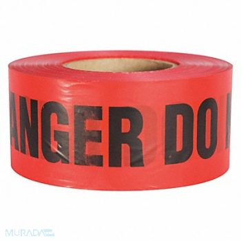 QUEST Barricade Tape Danger Red Roll 3, 444P16