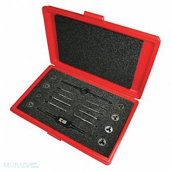 GREENFIELD THREADING Tap/Die Set 10pc UNC UNF, 445M46