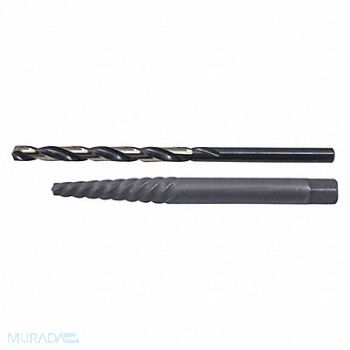 CLE-LINE Screw Extractor Set 2pc HSS Plastic Tube, 445M81