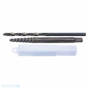 CLE-LINE Screw Extractor Set 2pc HSS Plastic Tube, 445M80