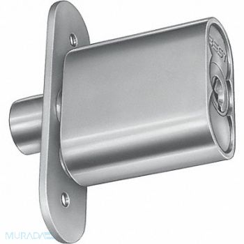 BEST Sliding Door Push Lock Satin Chrome, 446N12