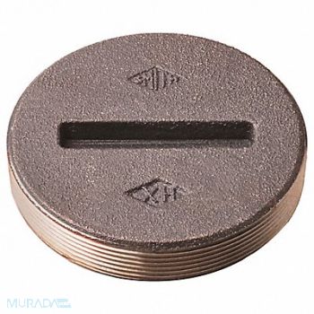 JAY R. SMITH MFG. CO Floor Cleanout Plug Cast Bronze Round, 54JH32