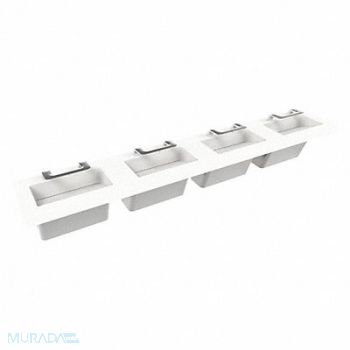 BRADLEY Brad Wash Rect 21-5/8inx11-1/2inx5-5/8in, 447J96