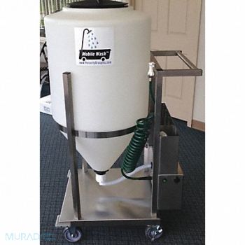 MOBILE WASH Portable Wash Station Silver 35 L 20 W, 447K20