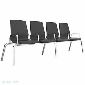 CORTECH Structured Seating 4 Seats Black, 447K76