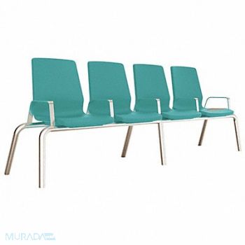 CORTECH Structured Seating 4 Seats Blue Gray, 447K82